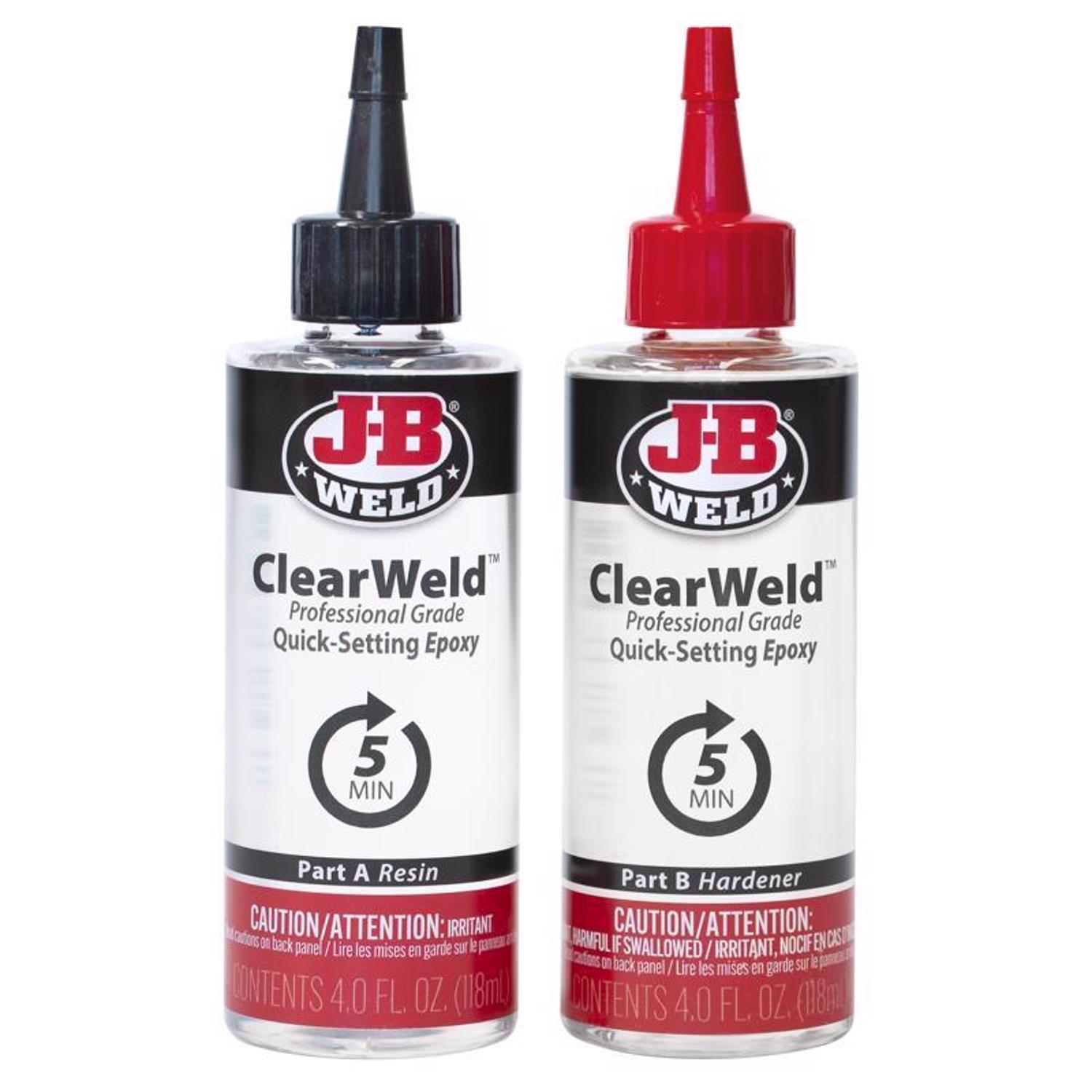 ClearWeld 2-Part Pro Epoxy, (2) 4 oz. Bottles