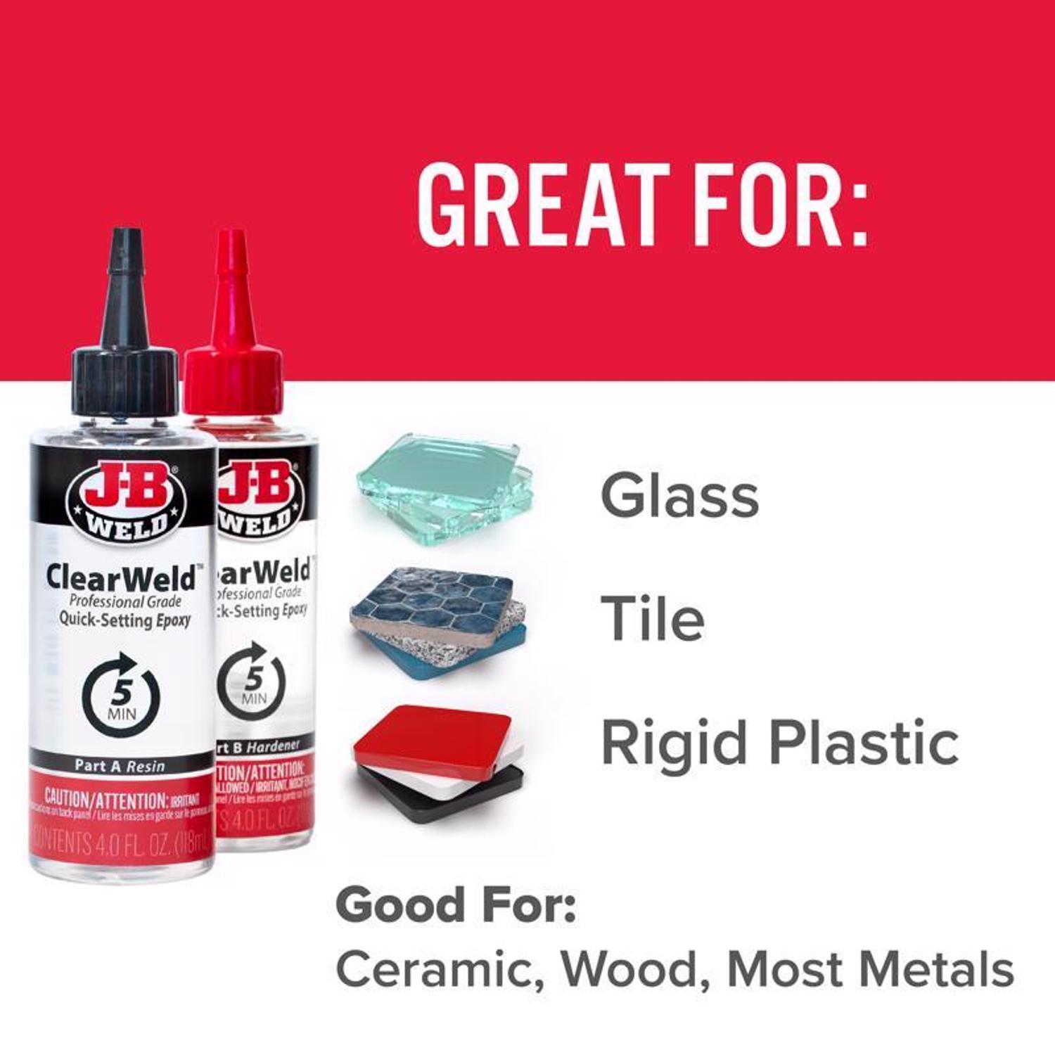 ClearWeld 2-Part Pro Epoxy, (2) 4 oz. Bottles