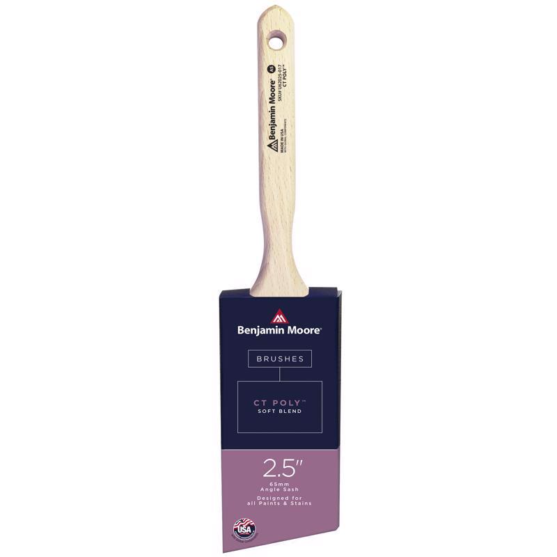 BENJAMIN MOORE Benjamin Moore 21/2 in. Soft Angle Paint Brush