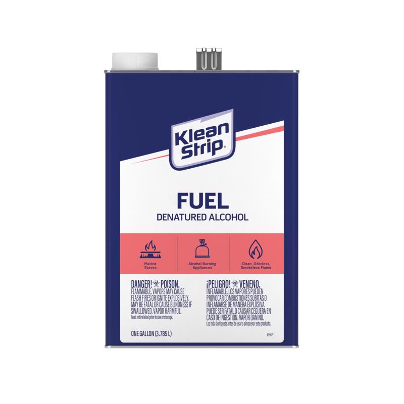 Klean Strip Denatured Alcohol Clean Burning Fuel 1 gal VSHE1438332, GSL26