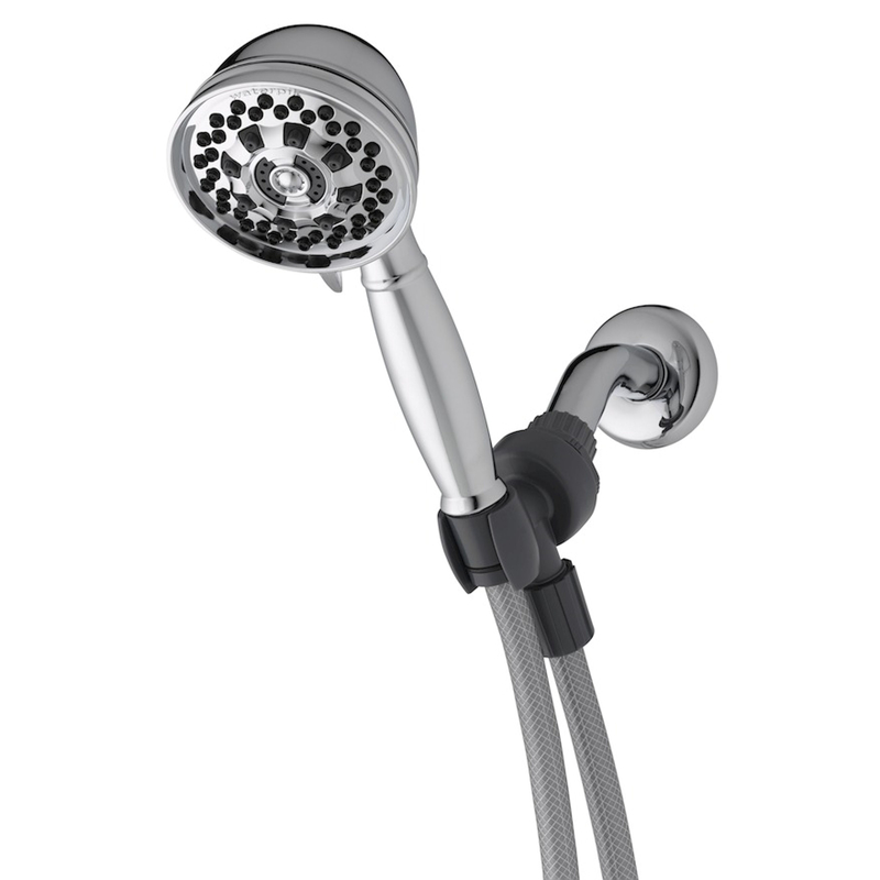 Water Pik, Inc. Water Pik PowerSpray Chrome 6 settings Showerhead 1.8 gpm