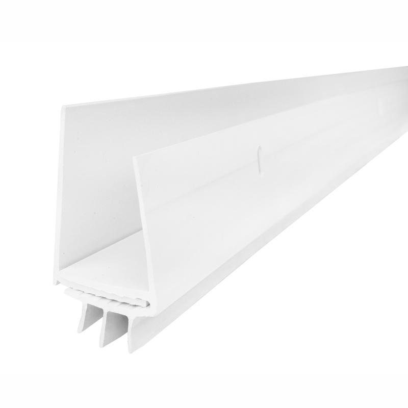 M-D Building Product M-D White Vinyl Door Sweep For Doors 3 ft. L X 3/4 in.