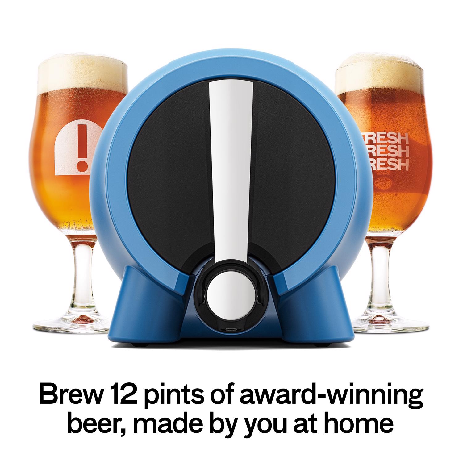 Pinter Electric Blue Beer Brewing Kit With Brewing Dock