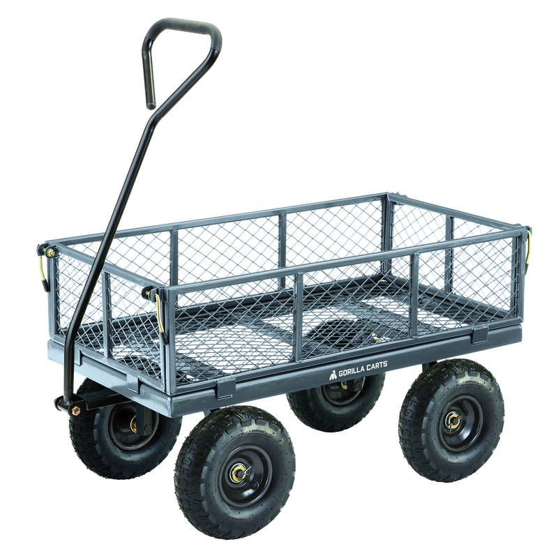 Tricam GOR610 Gorilla Carts Steel Utility Cart 600 lb. capacity