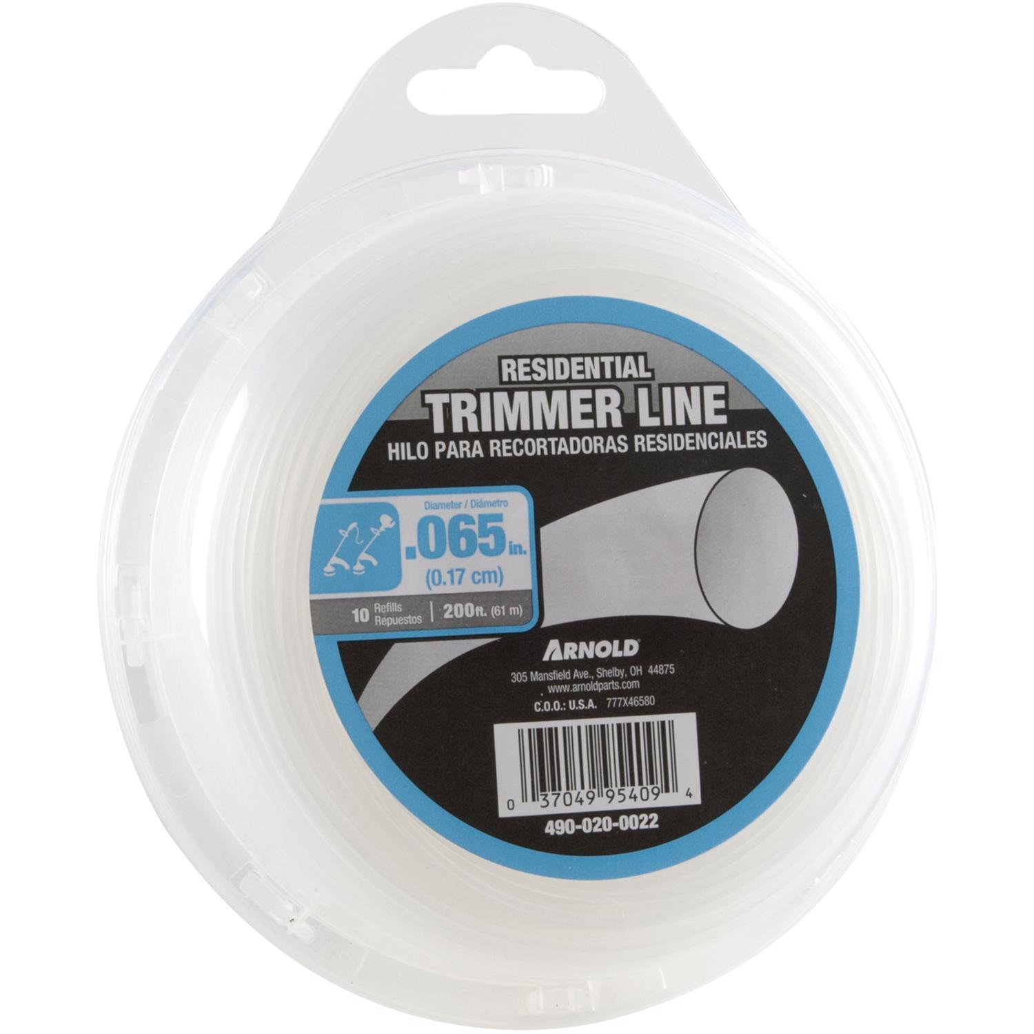 Residential Grade 0.065 In. Diameter X 200 Ft. Length Trimmer Line