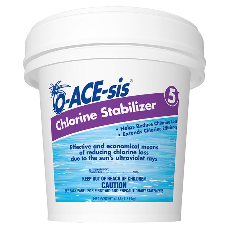 Water Techniques OACEsis Tablet Chlorine Stabilizer 4 lb. Total Qty 8